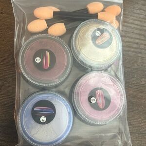 Chrome nail powder bundle. Never opened, comes with four brand new applicators.
